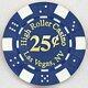 High Roller Casino 25¢ Poker Chips