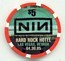 Hard Rock Hotel Nine Inch Nails 2005 $5 Casino Chip
