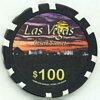 Las Vegas Desert Sunset $100 Poker Chip