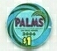 Palms Hotel 2006 $1 Casino Chip Set 