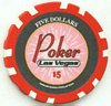 Las Vegas Poker $5 Poker Chip