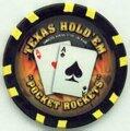 Texas Hold'em Pocket Rockets Collectible Poker Chip
