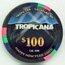 Tropicana Hollywood New Year 2005 $100 Casino Chip 
