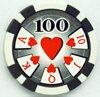 Wild Aces $100 Poker Chips