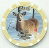 North American Deer $1 Poker Chip
