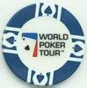 World Poker Tour Blue Poker Chip