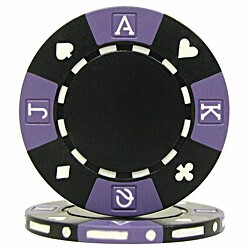 Royal Suited Deluxe Black Poker Chip 2