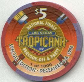 Tropicana NFR 1996 $5 Casino Chip