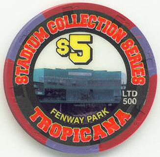 Tropicana Fenway Park $5 Casino Chip