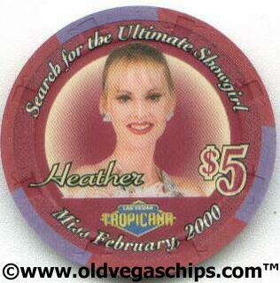 Tropicana Heather $5 Casino Chip