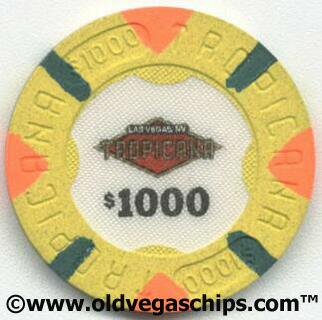 Tropicana $1,000 Casino Chip