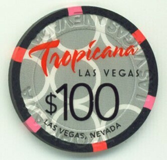 Tropicana $100 Current Issue Casino Chip