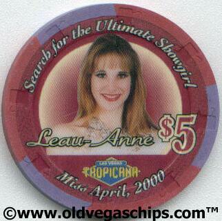 Tropicana Leau-Anne Showgirl $5 Casino Chip