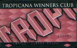 Tropicana Casino Slot Club Card