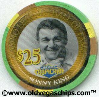 Tropicana Sonny King $25 Casino Chip
