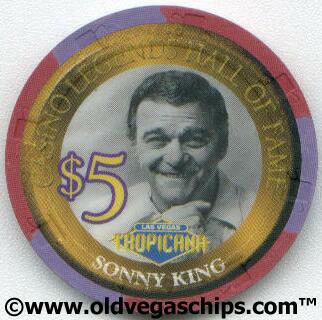 Tropicana Sonny King $5 Casino Chip