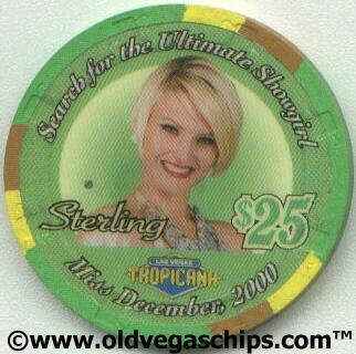 Tropicana Sterling Showgirl $25 Casino Chip
