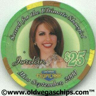 Tropicana Jordan Showgirl $25 Casino Chip
