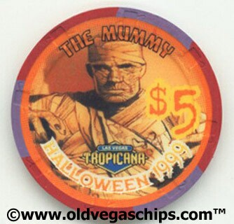 Las Vegas Tropicana The Mummy $5 Casino Chip
