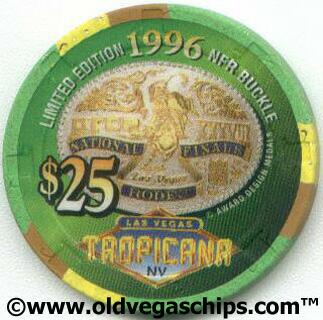 Tropicana NFR 1996 $25 Casino Chip
