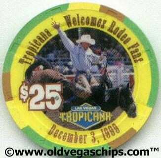 Tropicana NFR 1999 $25 Casino Chip