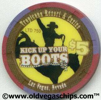 Tropicana National Finals Rodeo 1999 $5 Casino Chip