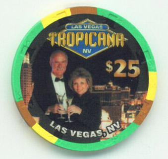 Tropicana Sharon & Phil $25 Casino Chip