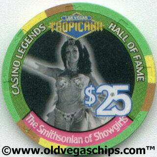 Tropicana Showgirls 25 Casino Chip