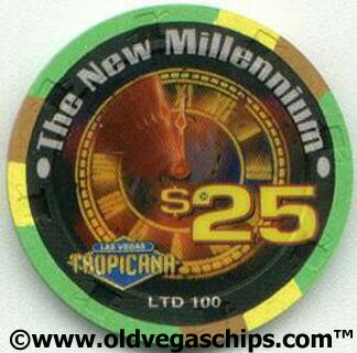Tropicana Millennium $25 Casino Chip