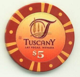 Tuscany Casino $5 Casino Chip