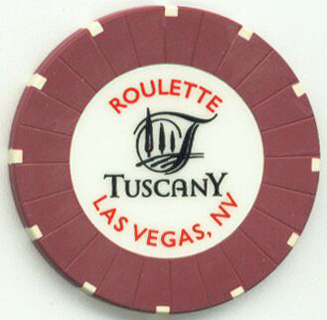 Las Vegas Tuscany Casino Brown Roulette Casino Chip