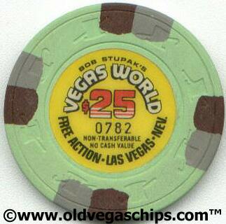 Vegas World NCV $25 Casino Chip