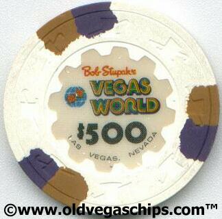 Vegas World $500 Casino Chip