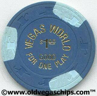 Vegas World NCV $1 Casino Chip