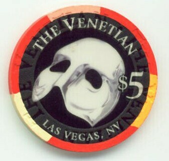 Las Vegas Venetian Phantom of the Opera 2006 $5 Casino Chip