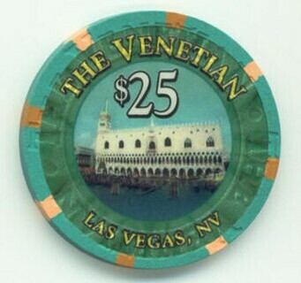 Venetian First Issue $25 Casino Chip