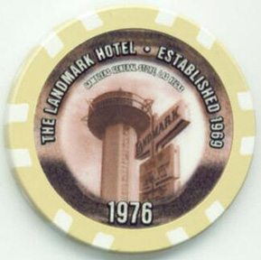 Las Vegas History Casino Chip Landmark Hotel Established 1969