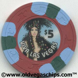 Viva Las Vegas Clay Paul-Son $5 Poker Chips