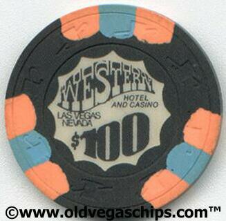 Las Vegas Western Hotel $100 Casino Chip