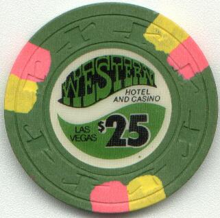 Las Vegas Western Hotel $25 Casino Chip