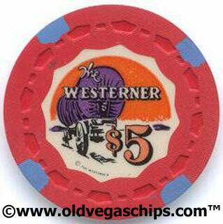 Las Vegas Westerner $5 Casino Chip