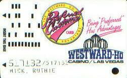 Westward Ho Casino Slot Club Card