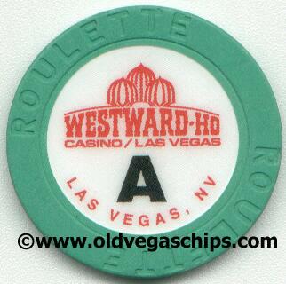 Westward Ho Green Roulette Chip