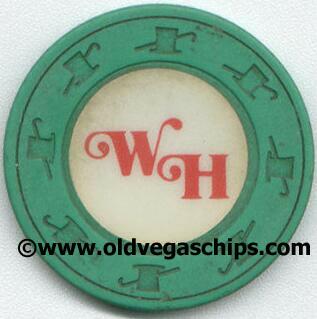 Westward Ho Green Roulette Chip