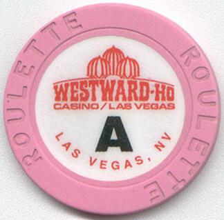 Westward Ho Pink Roulette Chip