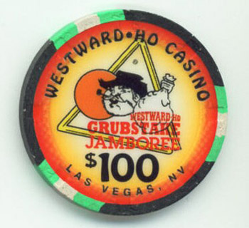 Westward Ho Grubstake Jamboree Millennium $100 Casino Chip