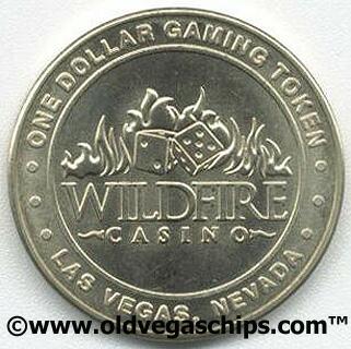 Las Vegas Wildfire Casino $1 Slot Token
