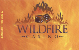 Wildfire Casino Gold Slot Club Card