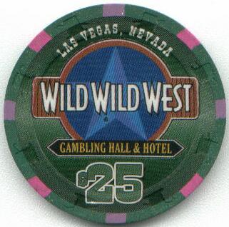Wild Wild West $25 Casino Chips