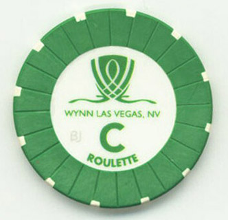 Wynn Las Vegas Roulette Casino Chip Green